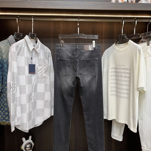 Replica Yves Saint Laurent YSL Jeans For Men #1223152 $88.00 USD for Wholesale