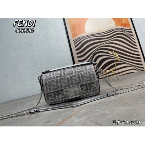 Fendi AAA Quality Messenger Bags For Women #1223415 $122.00 USD, Wholesale Replica Fendi AAA Messenger Bags
