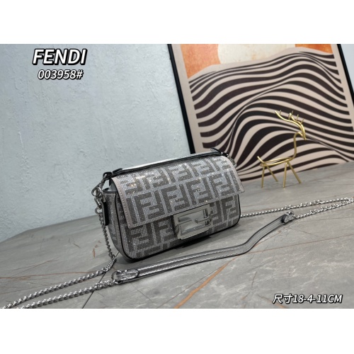Replica Fendi AAA Quality Messenger Bags For Women #1223415 $122.00 USD for Wholesale