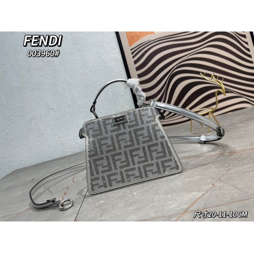 Replica Fendi AAA Quality Messenger Bags For Women #1223420 $135.00 USD for Wholesale
