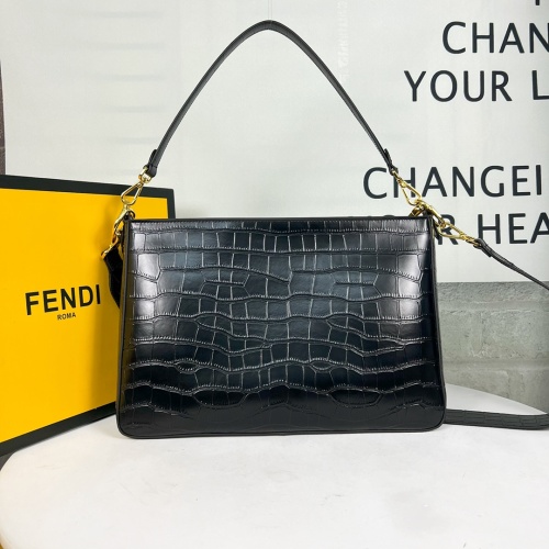 Replica Fendi AAA Quality Shoulder Bags For Women #1223453 $105.00 USD for Wholesale
