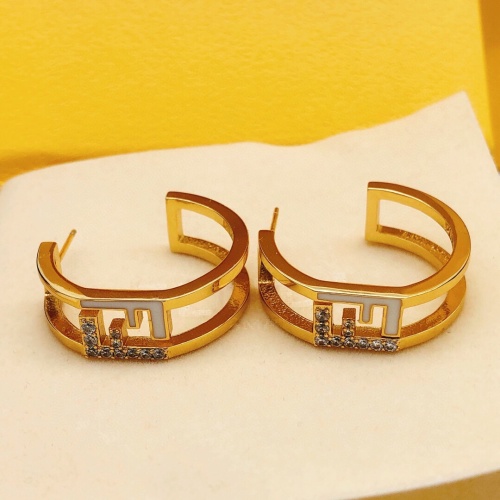 Replica Fendi Earrings For Women #1223874 $29.00 USD for Wholesale