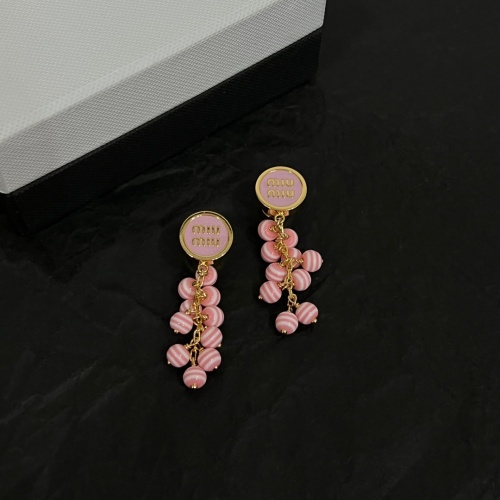 MIU MIU Earrings For Women #1224051 $38.00 USD, Wholesale Replica MIU MIU Earrings