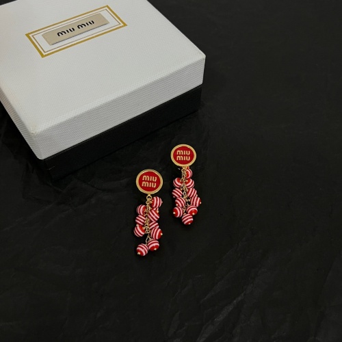 Replica MIU MIU Earrings For Women #1224052 $38.00 USD for Wholesale
