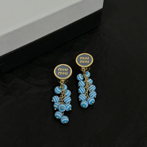 MIU MIU Earrings For Women #1224053 $38.00 USD, Wholesale Replica MIU MIU Earrings