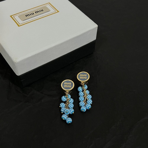 Replica MIU MIU Earrings For Women #1224053 $38.00 USD for Wholesale