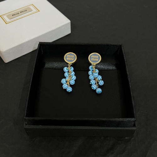 Replica MIU MIU Earrings For Women #1224053 $38.00 USD for Wholesale