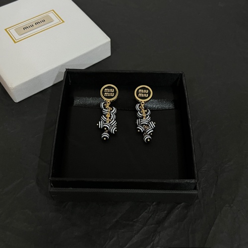 Replica MIU MIU Earrings For Women #1224055 $38.00 USD for Wholesale