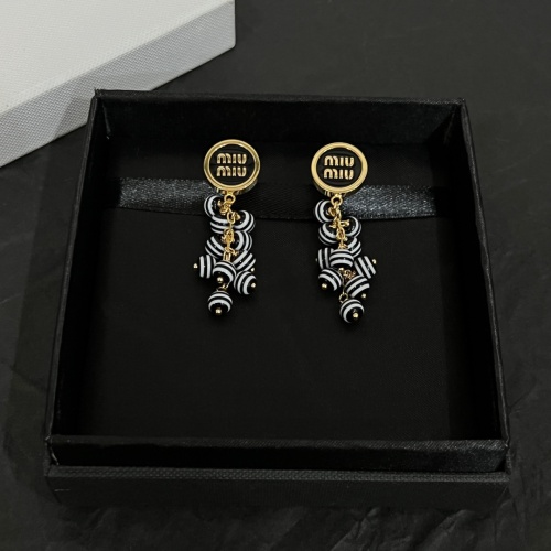 Replica MIU MIU Earrings For Women #1224055 $38.00 USD for Wholesale