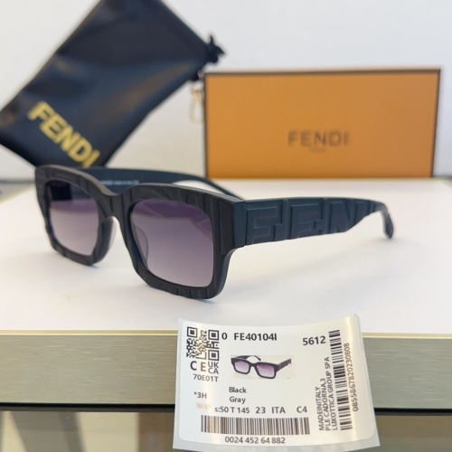 Fendi AAA Quality Sunglasses #1233544 $64.00 USD, Wholesale Replica Fendi AAA Quality Sunglasses