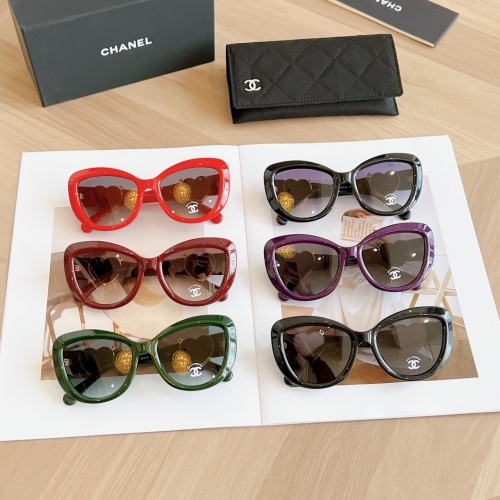 Replica Chanel AAA Quality Sunglasses #1235152 $72.00 USD for Wholesale