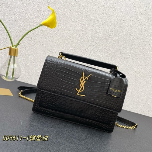 Yves Saint Laurent YSL AAA Quality Messenger Bags For Women #1237921 $102.00 USD, Wholesale Replica Yves Saint Laurent YSL AAA Quality Messenger Bags