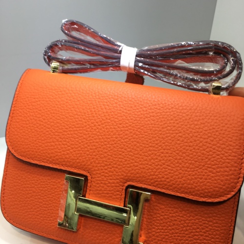 Replica Hermes AAA Quality Messenger Bags For Women #1238681 $92.00 USD for Wholesale