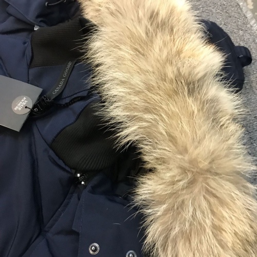 Replica Canada Goose Down Feather Coat Long Sleeved For Women #1242298 $180.00 USD for Wholesale