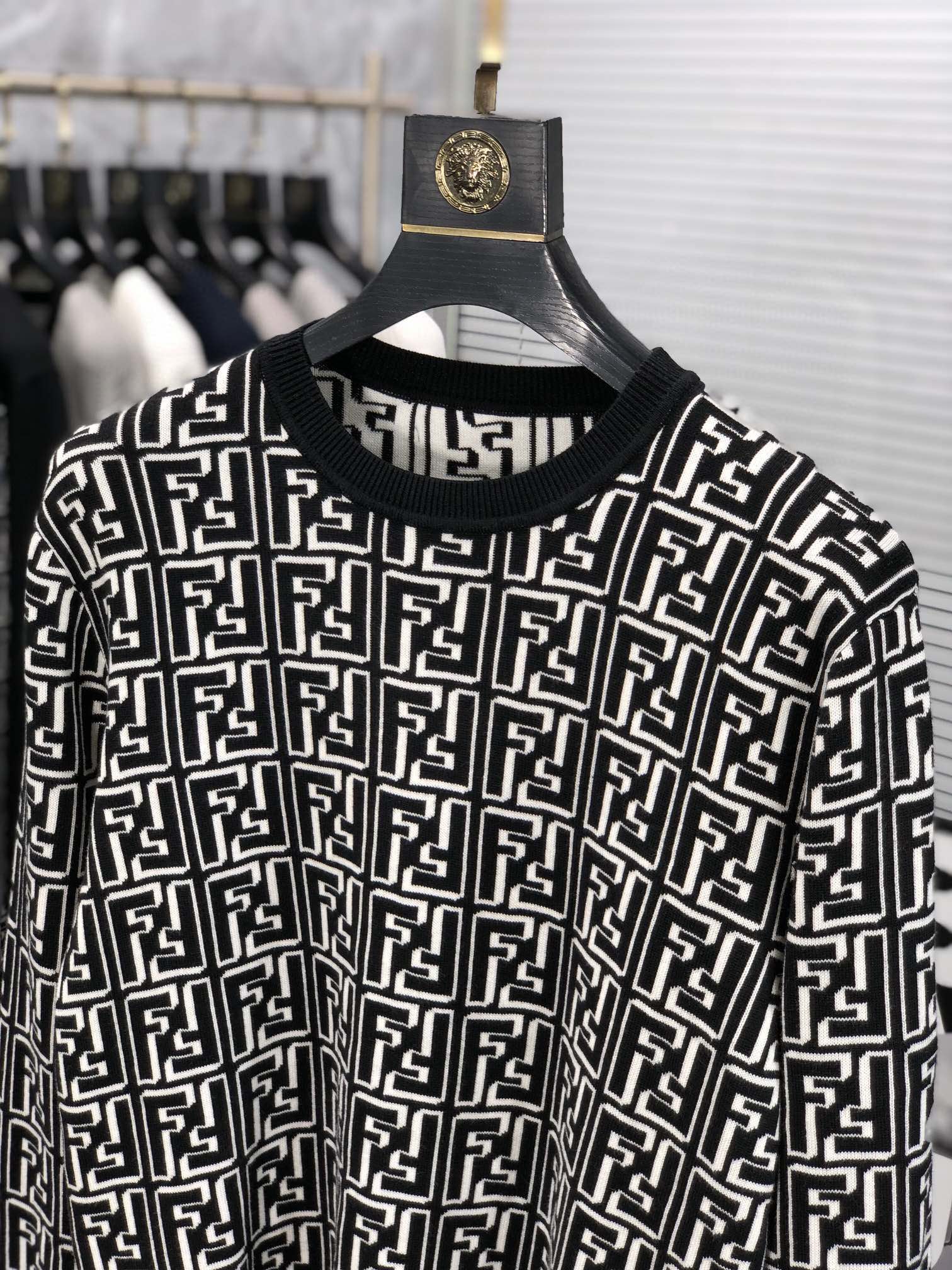 Fendi Sweaters Long Sleeved For Unisex 1243749 64.00 USD, Wholesale