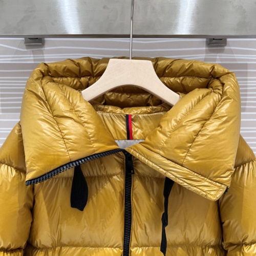 Replica Moncler Down Feather Coat Long Sleeved For Women #1250944 $212.00 USD for Wholesale