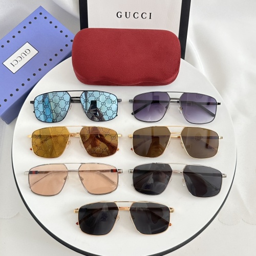Replica Gucci AAA Quality Sunglasses #1257914 $52.00 USD for Wholesale