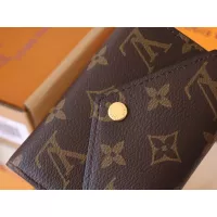 $85.00 USD Louis Vuitton AAA Quality Wallets In Brown #1271131