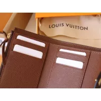 $85.00 USD Louis Vuitton AAA Quality Wallets In Brown #1271131