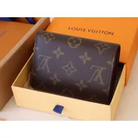 $85.00 USD Louis Vuitton AAA Quality Wallets In Burgundy #1271133