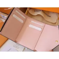 $85.00 USD Louis Vuitton AAA Quality Wallets In Pink #1271134