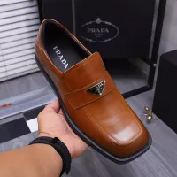 $96.00 USD Prada Leather Shoes For Men #1274392