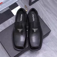 $96.00 USD Prada Leather Shoes For Men #1274393