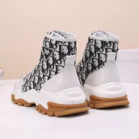 $80.00 USD Christian Dior High Top Shoes For Women #1274433