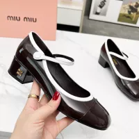 $92.00 USD MIU MIU High-Heeled Shoes For Women #1275558