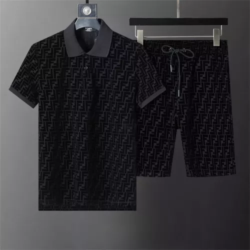 Fendi Tracksuits Short Sleeved For Men #1278879