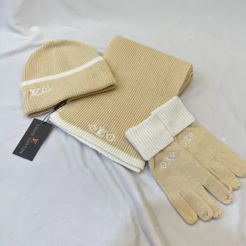 Louis Vuitton LV Hat and Scarf and Glove Set #1279972 $72.00 USD, Wholesale Replica Louis Vuitton LV Hat and Scarf and Glove Set