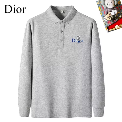 Christian Dior T-Shirts Long Sleeved For Men #1281920