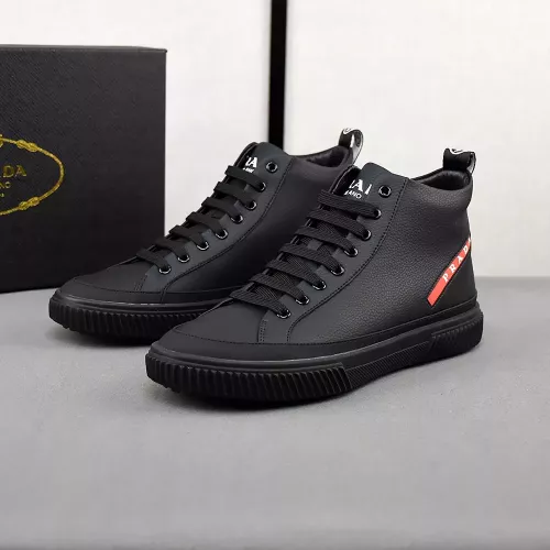 Prada High Top Shoes For Men #1284228