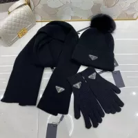 $48.00 USD Prada Hat and Scarf and Glove Set #1279933