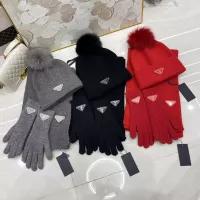 $48.00 USD Prada Hat and Scarf and Glove Set #1279934