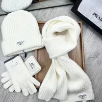 $52.00 USD Prada Hat and Scarf and Glove Set #1279939