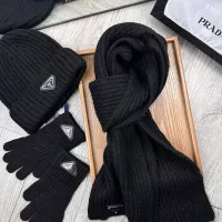 $52.00 USD Prada Hat and Scarf and Glove Set #1279943