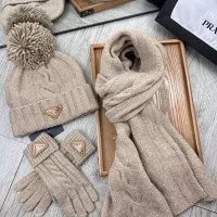 $52.00 USD Prada Hat and Scarf and Glove Set #1279946