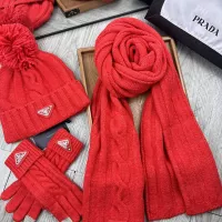 $52.00 USD Prada Hat and Scarf and Glove Set #1279951