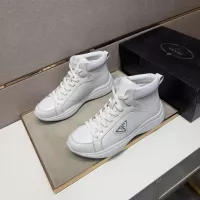 $102.00 USD Prada High Top Shoes For Men #1284681