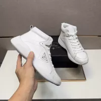 $102.00 USD Prada High Top Shoes For Men #1284681