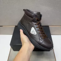 $102.00 USD Prada High Top Shoes For Men #1284683