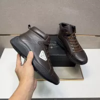 $102.00 USD Prada High Top Shoes For Men #1284683