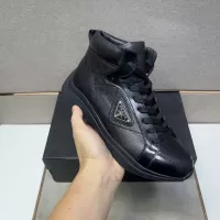 $102.00 USD Prada High Top Shoes For Men #1284684