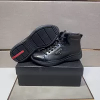 $102.00 USD Prada High Top Shoes For Men #1284684