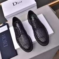 $112.00 USD Christian Dior Leather Shoes For Men #1285338