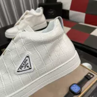 $100.00 USD Prada High Top Shoes For Men #1285445