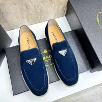 $102.00 USD Prada Leather Shoes For Men #1285522