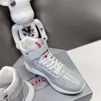 $122.00 USD Prada High Top Shoes For Women #1285542