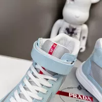 $122.00 USD Prada High Top Shoes For Women #1285544